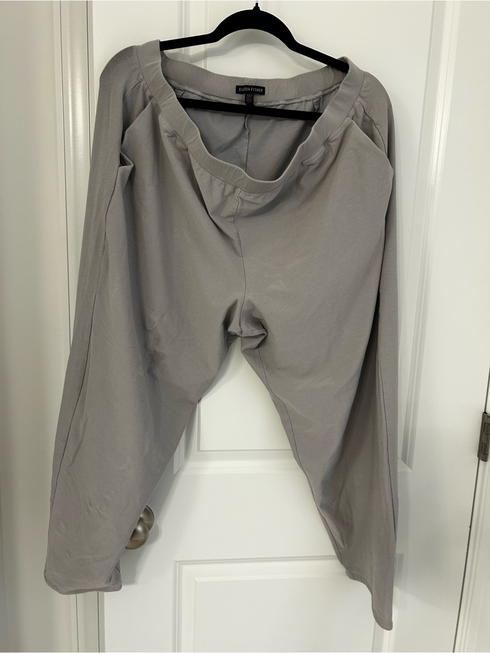 Eileen Fisher Light Gray Pullover Top